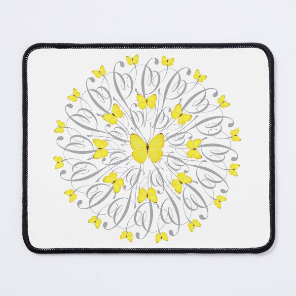 Item preview, Butterfly Mandala/Yellow designed and sold by srwdesign.