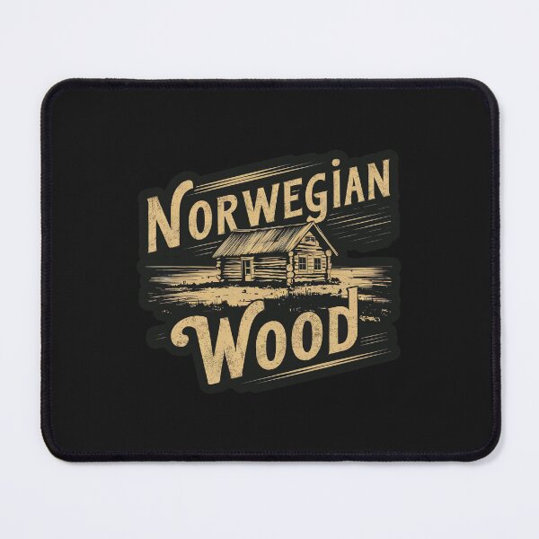 Item preview, ''Norwegian Wood'' Book Lovers Vintage T-Shirt designed and sold by Witty Shirts.