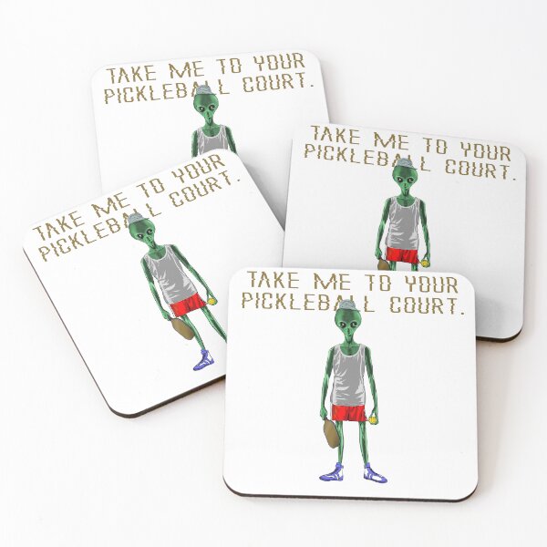 Item preview, Pickleball Alien designed and sold by BlueVanCreative.