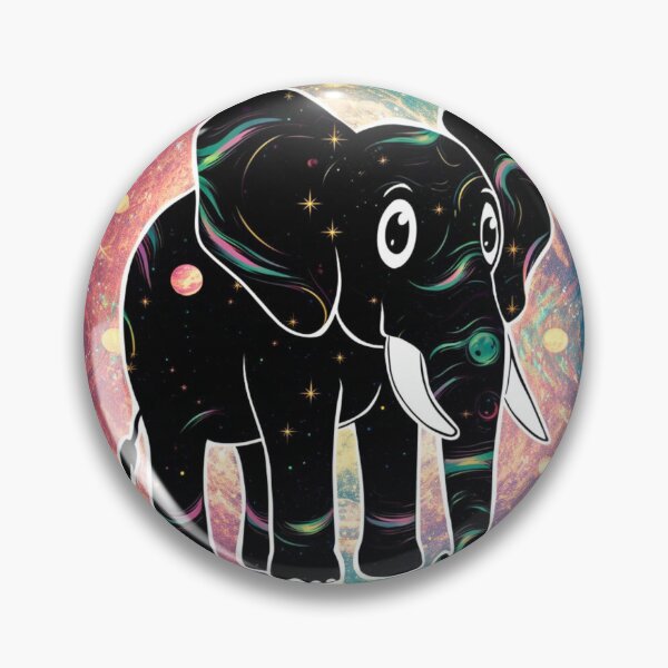 Item preview, Elephant Silhouette. Psychedelic elephant, Fantasy Elephant, colorful elephant designed and sold by ElephantVibes.