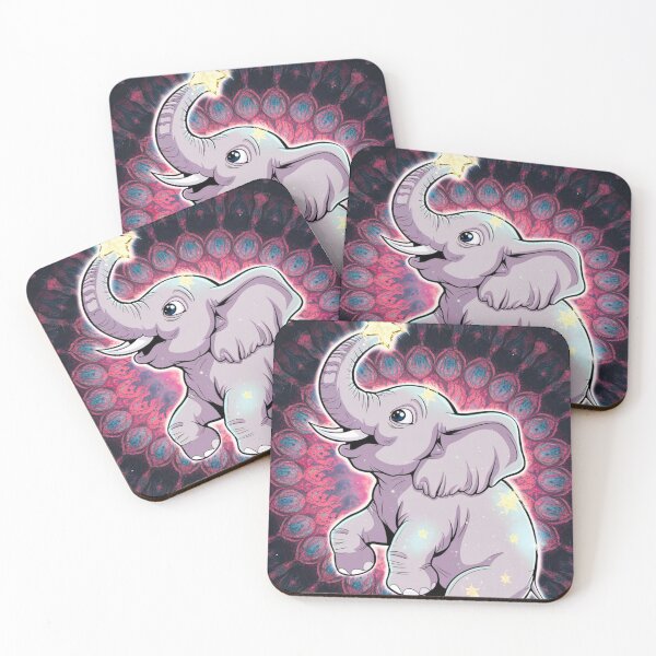 Item preview, Elephant Silhouette. Psychedelic elephant, Fantasy Elephant, colorful elephant designed and sold by ElephantVibes.