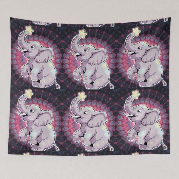 Item preview, Elephant Silhouette. Psychedelic elephant, Fantasy Elephant, colorful elephant designed and sold by ElephantVibes.