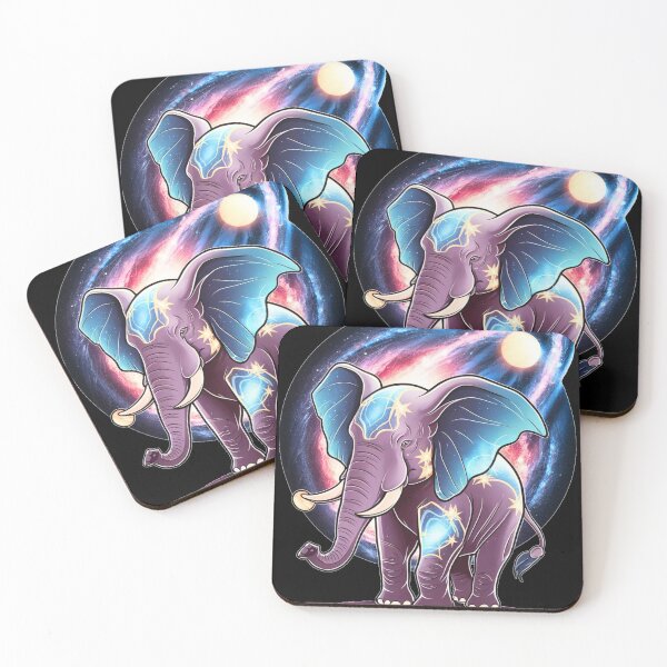 Item preview, Elephant Silhouette. Psychedelic elephant, Fantasy Elephant, colorful elephant designed and sold by ElephantVibes.