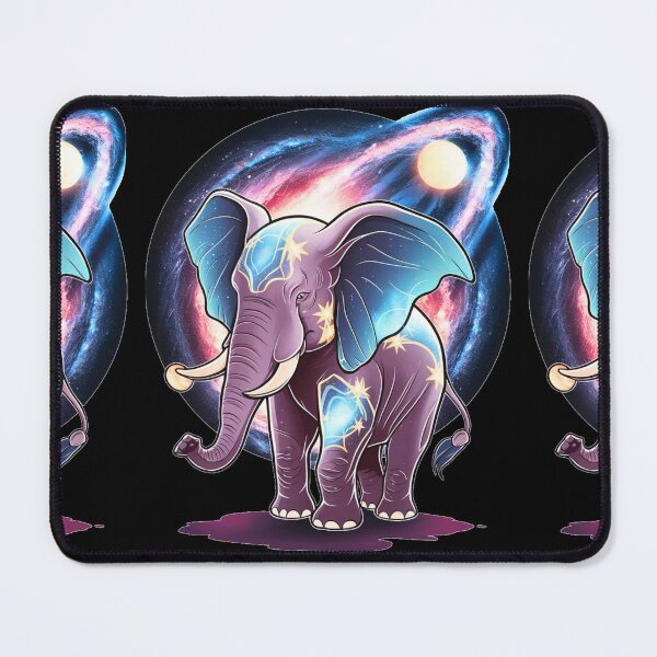 Item preview, Elephant Silhouette. Psychedelic elephant, Fantasy Elephant, colorful elephant designed and sold by ElephantVibes.
