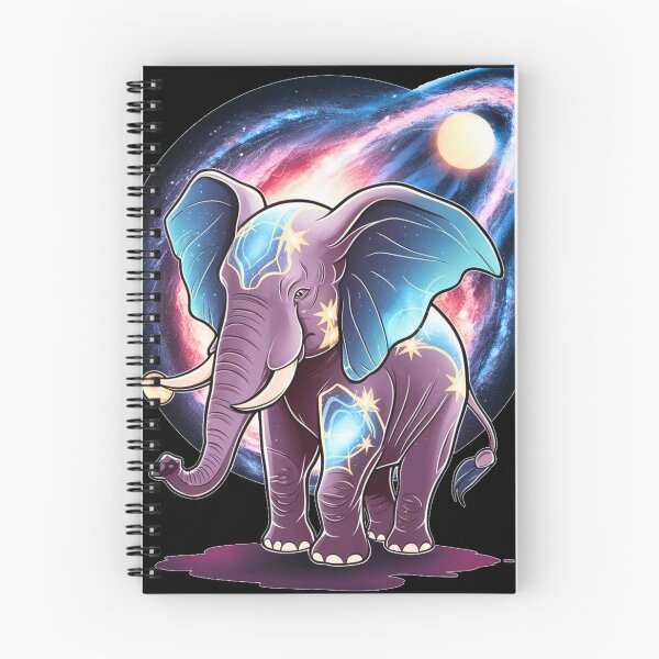 Item preview, Elephant Silhouette. Psychedelic elephant, Fantasy Elephant, colorful elephant designed and sold by ElephantVibes.
