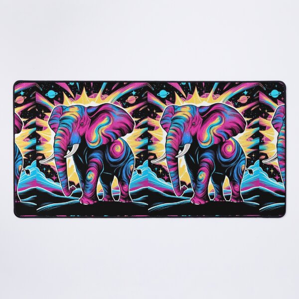 Item preview, Elephant Silhouette. Psychedelic elephant, Fantasy Elephant, colorful elephant designed and sold by ElephantVibes.