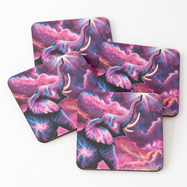 Item preview, Elephant Silhouette. Psychedelic elephant, Fantasy Elephant, colorful elephant designed and sold by ElephantVibes.