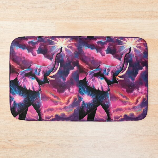 Item preview, Elephant Silhouette. Psychedelic elephant, Fantasy Elephant, colorful elephant designed and sold by ElephantVibes.