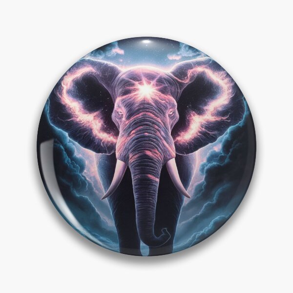 Item preview, Elephant Silhouette. Psychedelic elephant, Fantasy Elephant, colorful elephant designed and sold by ElephantVibes.