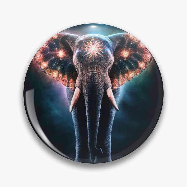 Item preview, Elephant Silhouette. Psychedelic elephant, Fantasy Elephant, colorful elephant designed and sold by ElephantVibes.