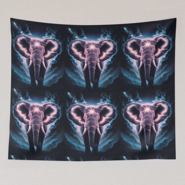 Item preview, Elephant Silhouette. Psychedelic elephant, Fantasy Elephant, colorful elephant designed and sold by ElephantVibes.