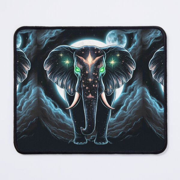 Item preview, Elephant Silhouette. Psychedelic elephant, Fantasy Elephant, colorful elephant designed and sold by ElephantVibes.