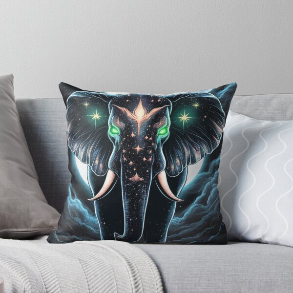 Item preview, Elephant Silhouette. Psychedelic elephant, Fantasy Elephant, colorful elephant designed and sold by ElephantVibes.