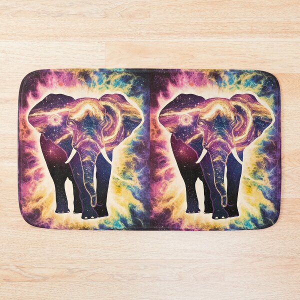Item preview, Elephant Silhouette. Psychedelic elephant, Fantasy Elephant, colorful elephant designed and sold by ElephantVibes.
