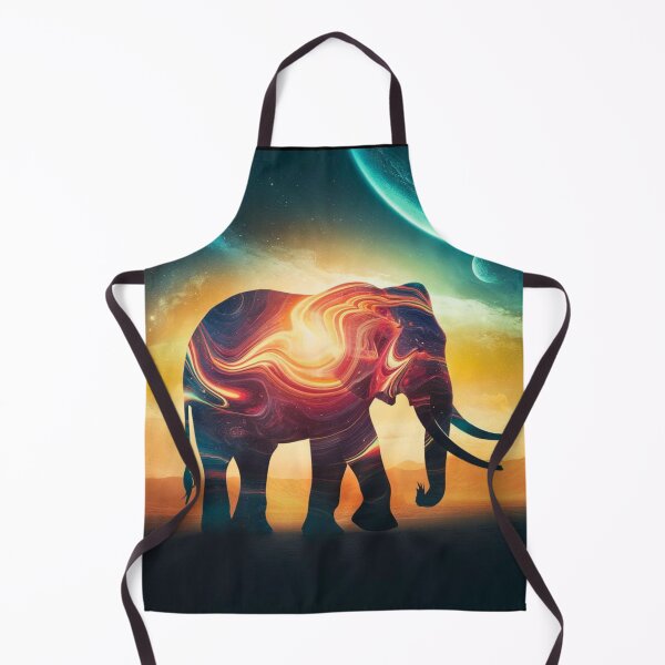 Item preview, Elephant Silhouette. Psychedelic elephant, Fantasy Elephant, colorful elephant designed and sold by ElephantVibes.