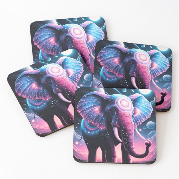 Item preview, Elephant Silhouette. Psychedelic elephant, Fantasy Elephant, colorful elephant designed and sold by ElephantVibes.