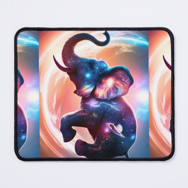 Item preview, Elephant Silhouette. Psychedelic elephant, Fantasy Elephant, colorful elephant designed and sold by ElephantVibes.