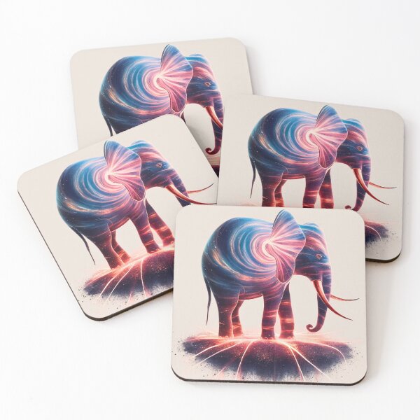 Item preview, Elephant Silhouette. Psychedelic elephant, Fantasy Elephant, colorful elephant designed and sold by ElephantVibes.