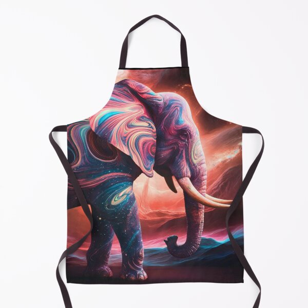 Item preview, Elephant Silhouette. Psychedelic elephant, Fantasy Elephant, colorful elephant designed and sold by ElephantVibes.