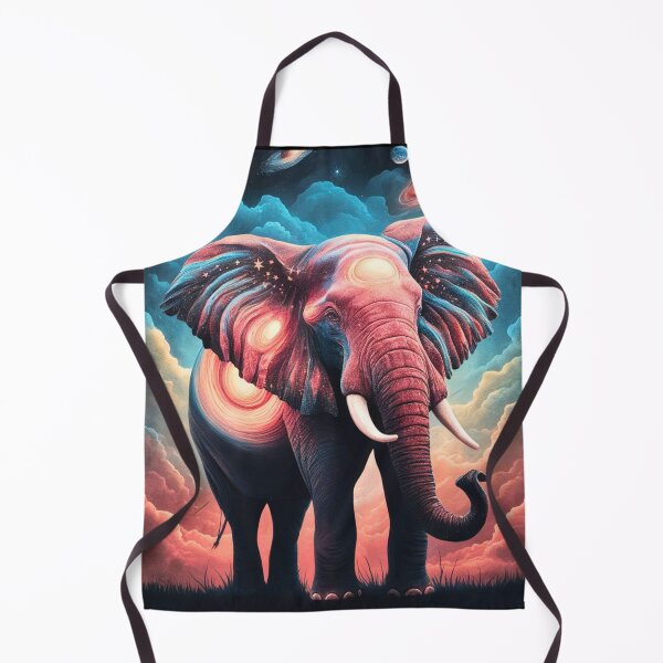 Item preview, Elephant Silhouette. Psychedelic elephant, Fantasy Elephant, colorful elephant designed and sold by ElephantVibes.