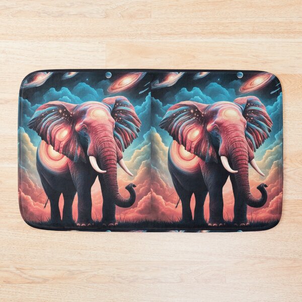 Item preview, Elephant Silhouette. Psychedelic elephant, Fantasy Elephant, colorful elephant designed and sold by ElephantVibes.