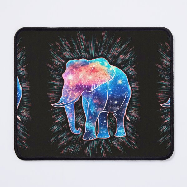 Item preview, Elephant Silhouette. Psychedelic elephant, Fantasy Elephant, colorful elephant designed and sold by ElephantVibes.