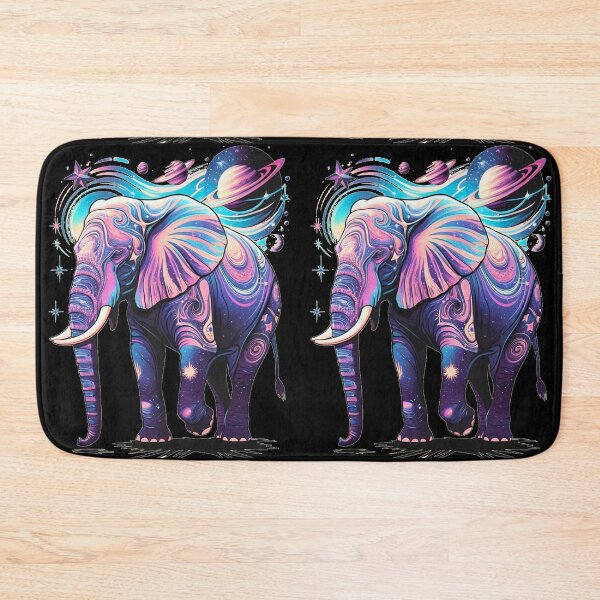 Item preview, Elephant Silhouette. Psychedelic elephant, Fantasy Elephant, colorful elephant designed and sold by ElephantVibes.