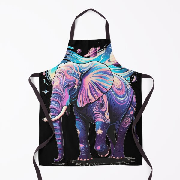 Item preview, Elephant Silhouette. Psychedelic elephant, Fantasy Elephant, colorful elephant designed and sold by ElephantVibes.