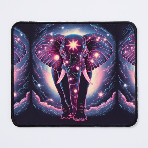 Item preview, Elephant Silhouette. Psychedelic elephant, Fantasy Elephant, colorful elephant designed and sold by ElephantVibes.
