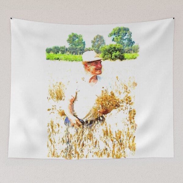 Item preview, Harvester with a bundle of wheat spikes designed and sold by Giuseppe Cocco.