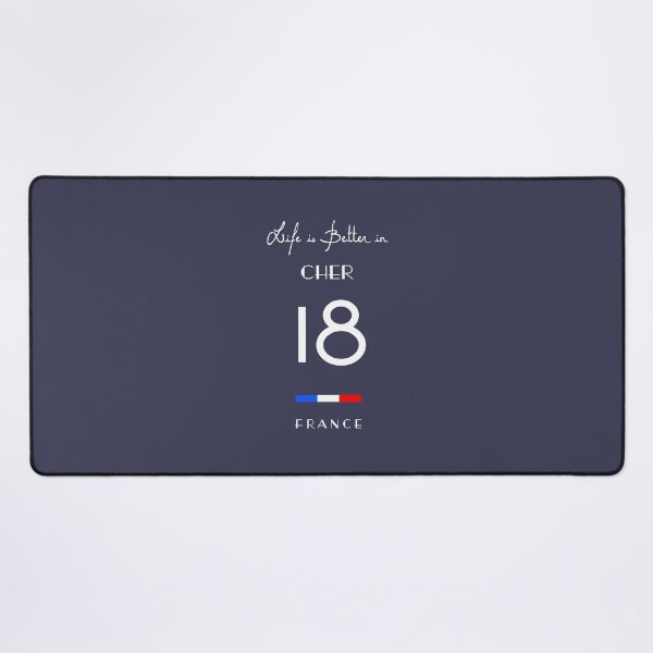 Item preview, Life is better in CHER Number 18 Centre Val de Loire France designed and sold by frenchsalsa.