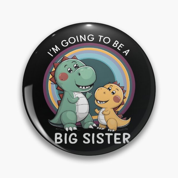 Item preview, Big Sister Cute Dinosaurs  designed and sold by AlphaTeez.