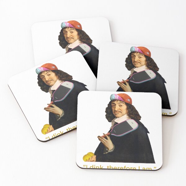Item preview, Rene Des Cartes pickleball designed and sold by BlueVanCreative.