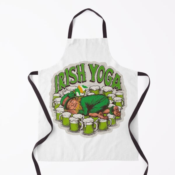 Item preview, ''Irish Yoga'' Funny Irish Drinking Humor T-Shirt designed and sold by Witty Shirts.