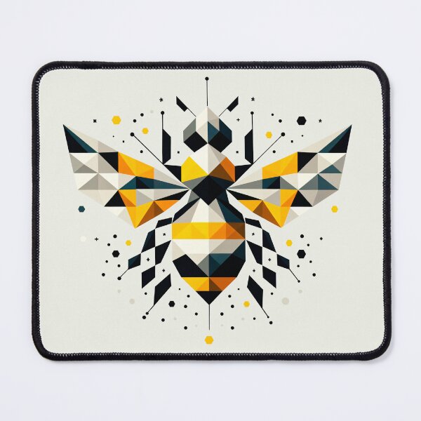 Item preview, Geometric Bee Buzz designed and sold by Hirako Nakatsu.