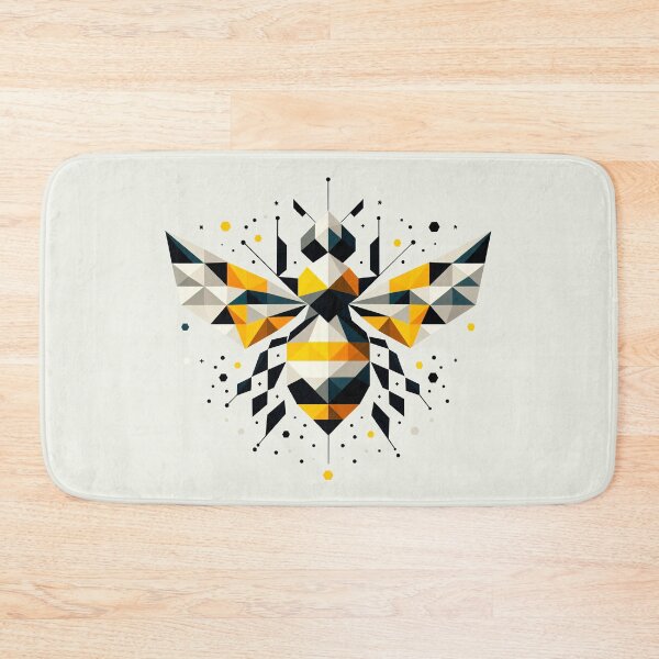 Item preview, Geometric Bee Buzz designed and sold by Hirako Nakatsu.