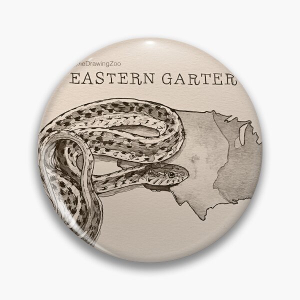 Item preview, Eastern Garter Snake - Sepia designed and sold by TheDrawingZoo.