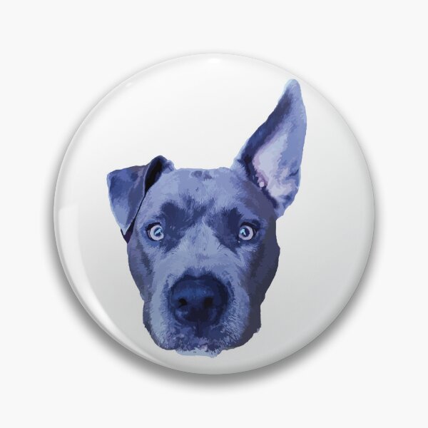 Artikelvorschau, Violet, der Pitbull mit der blauen Nase entworfen und verkauft von Hanreb.