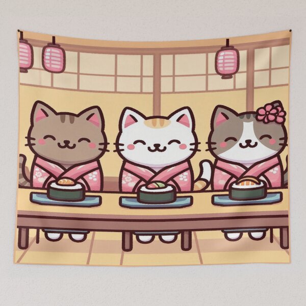 Item preview, Kit Cat Sushi 2 designed and sold by ClearNight.
