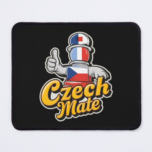 Item preview, ''Czech Mate'' Funny Czechia Pride T-Shirt designed and sold by Witty Shirts.