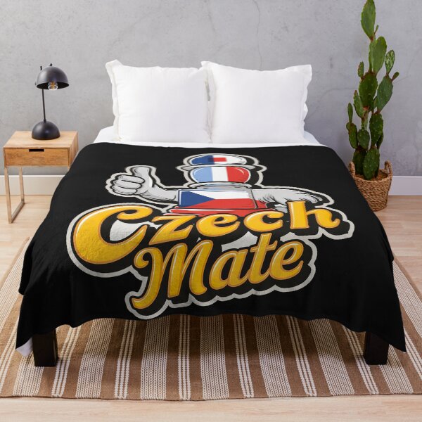 Item preview, ''Czech Mate'' Funny Czechia Pride T-Shirt designed and sold by Witty Shirts.