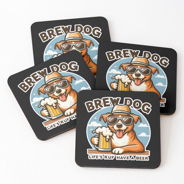 Item preview, Beer-Loving Dog Illustration with Humorous Caption designed and sold by DesignDoodleArt.