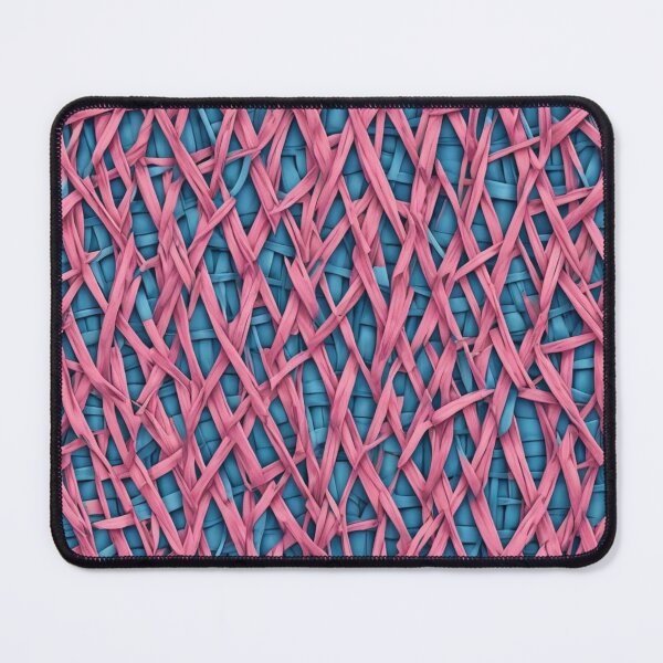Item preview, Abstract Pink and Blue Wicker Pattern designed and sold by calibrit.