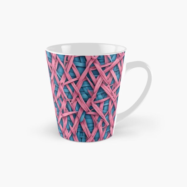 Item preview, Abstract Pink and Blue Wicker Pattern designed and sold by calibrit.