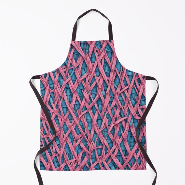 Item preview, Abstract Pink and Blue Wicker Pattern designed and sold by calibrit.