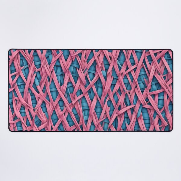 Item preview, Abstract Pink and Blue Wicker Pattern designed and sold by calibrit.