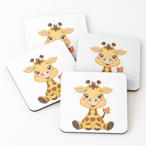 Item preview, Cute Giraffe Sitting and Smiling designed and sold by MrKATORSKI.