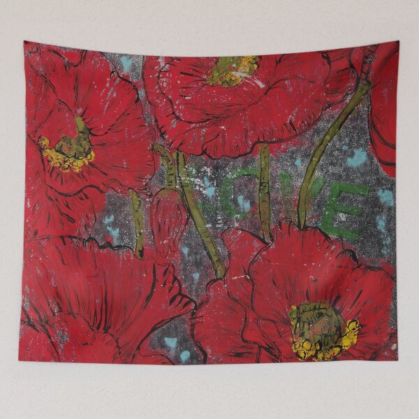 Item preview, Shiny poppies designed and sold by Stefanie Harrington.