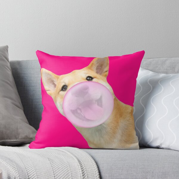 Item preview, Bubblegum shiba inu designed and sold by SillyLittleSnek.