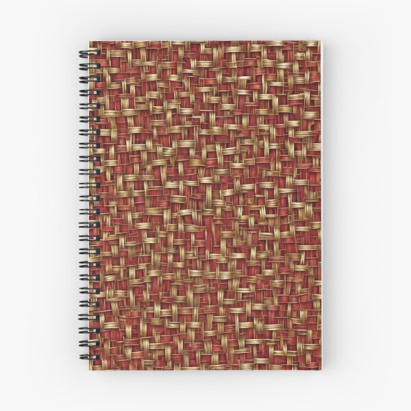 Item preview, Abstract Red and Gold Wicker Pattern designed and sold by calibrit.